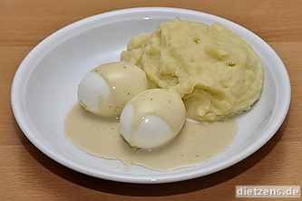 Eier in Senfsauce