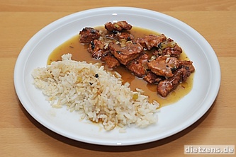 Hähnchen in Orangensauce