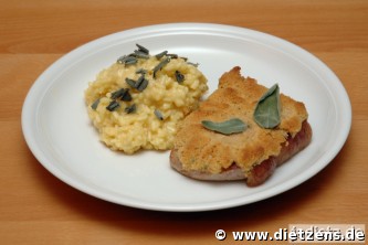 Kalbssteak unter Trüffelkruste