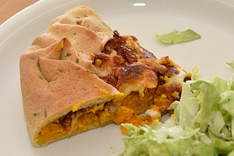 Kürbis-Quiche