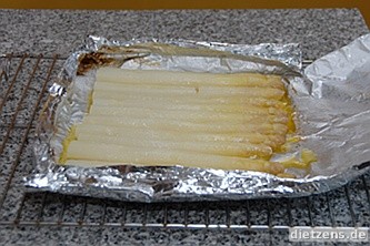 Spargel im Backofen